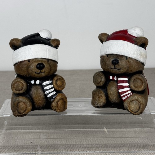 Pair christmas teddy bear - of,