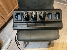 Vertex Standard VX417E 2-way UHF radios. 3 radios/6-way charger/power supply