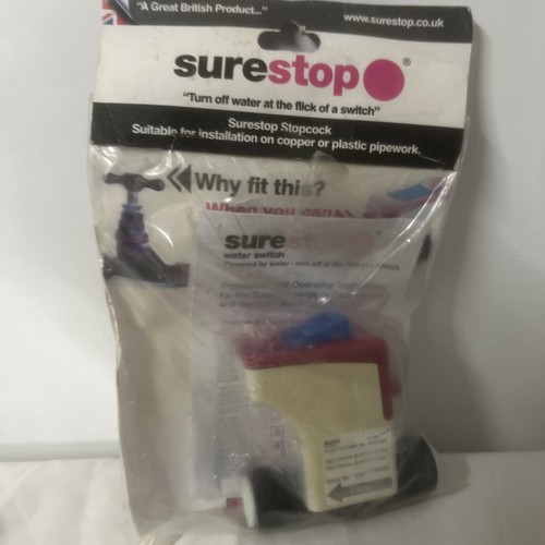 Surestop 15mm copper plastic - surestop,