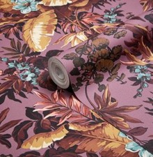 GoodHome Coleton Purple Floral