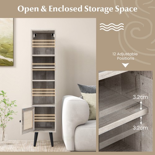 Rattan storage cabinet - rattan,