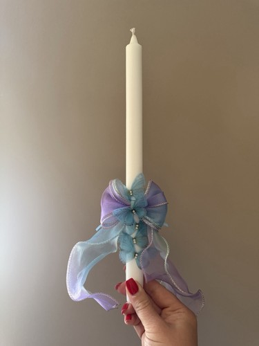 Baptismal candle baptism 35cm - candle,