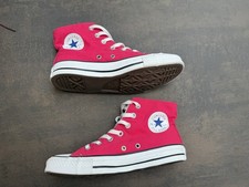 Double Tongue Canvas Pink Converse All Star High Top Unisex Size 5