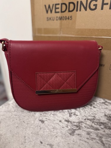 Red shoulder bag handbag moda - shoulder,