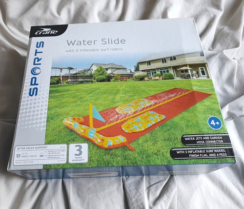 Crane inflatable water slide - water,