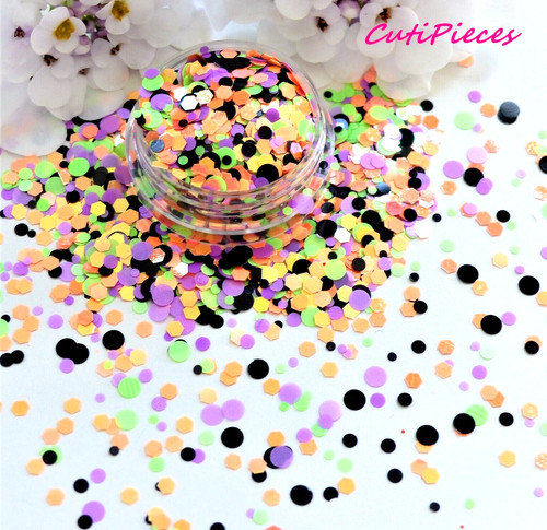 Nail art glitter witches - art,