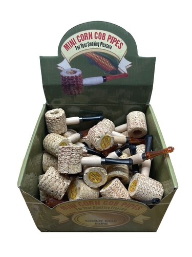 Mini corn cob pipe - cob, 3"