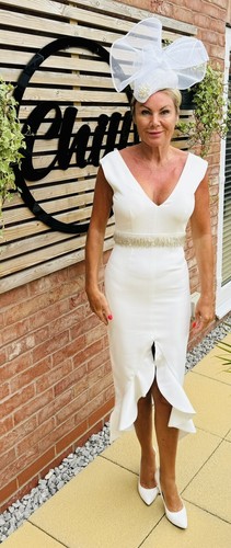 Ivory show stopping ascot hat - ivory,