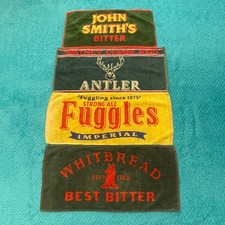 Beer Bar Towels 4 Cotton Mats
