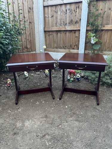 Pair plan mahogany - pair, g
