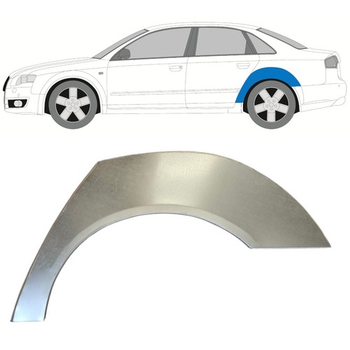 Rear wing repair panel for