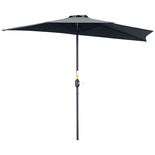 Outsunny metal half - outsunny, 2.7m