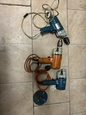3 Vintage Black And Decker Drills In Ryobi Bag