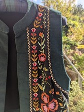 Green Corduroy Waistcoat