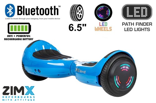 Blue zimx hb4 hoverboard with - blue,