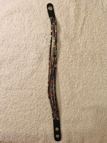 Multicoloured beaded choker - beaded, /