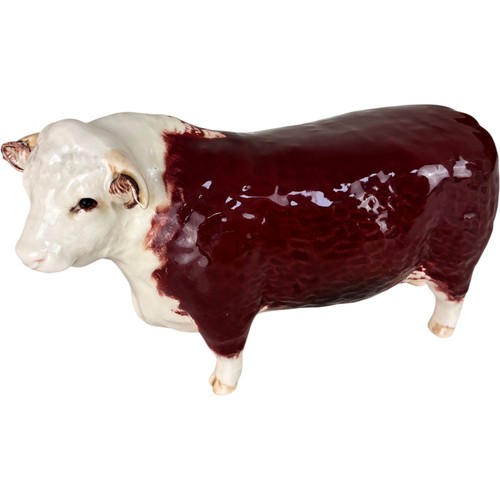 Beswick hereford bull model - hereford,