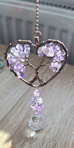 Amethyst tree life crystal - amethyst,