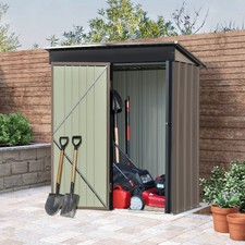 5 x 3ft Garden Shed Galvanised