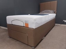 Tempur Ardennes 3ft Single Adjustable Massage Set Inc. Headboard