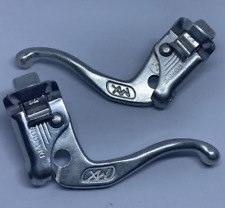 DIA COMPE MX Tech 4 Old School 80s BMX Brake Levers - Pair - Silver