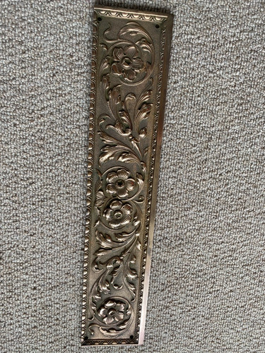 Cast brass finger plate - finger, push