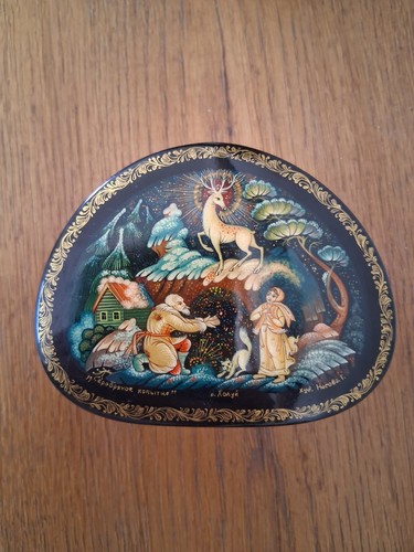 Vintage russian kholuy lacquer - kholuy,