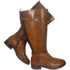 DUNE London Womens Tan Brown Knee High Riding Style Boots Size Uk 6 RRP £145