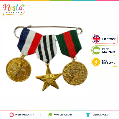 3pc military medal set kids - 3pc,
