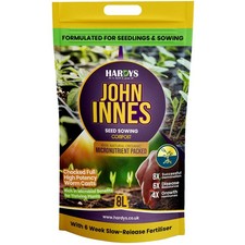 8L Worm Castings Seed Compost with John Innes Organic Garden Soil Improver