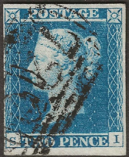 1849 two penny blue - 1849,