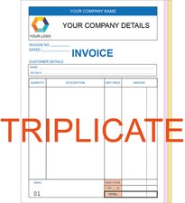 PERSONALISED TRIPLICATE A5