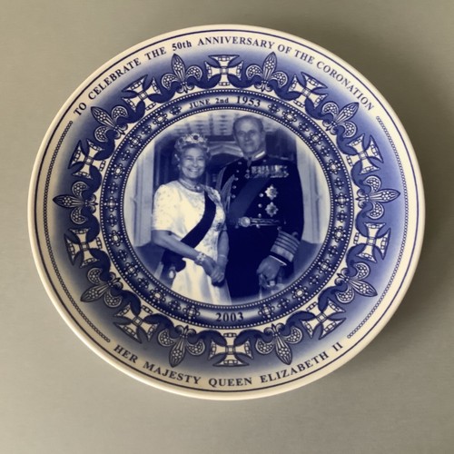 Wedgwood plate queen and duke - and,