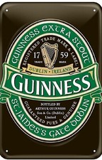Guinness Metal Sign With