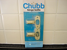 Chubb White Hinge Bolts WS12