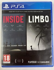 PS4 2 Game Set Inside And Limbo Rare Age 18 (Lewes Road)