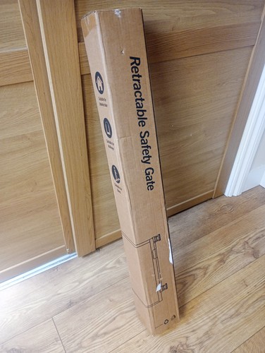Retractable safety gate 130cm - retractable,