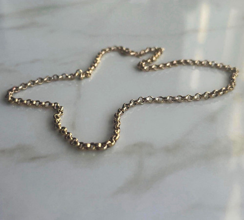 Solid 9ct gold belcher - 9ct,