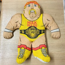 Vintage 1990 Tonka WWF Hulk Hogan Wrestling Buddies Plush Soft Toy Original Rare
