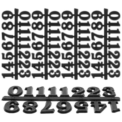 Sets plastic clock numerals - 5,