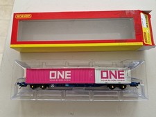 Hornby R6849 KFA Container Wagon - 2 containers - Mint -  Pls read description.