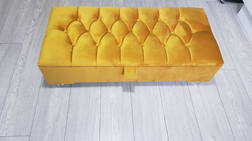Gas lifted footstool ottoman - lifted,