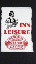 Matchbox label Pub Inn Leisure Steam Beer Newquay Cornwall MQ886