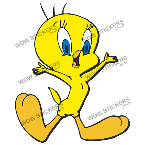 Character sticker tweety - tweety, pie