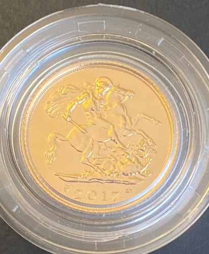 2017 gold half sovereign in - gold,