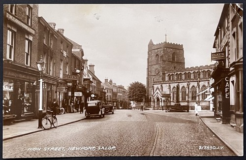 Newport high street - newport, salop