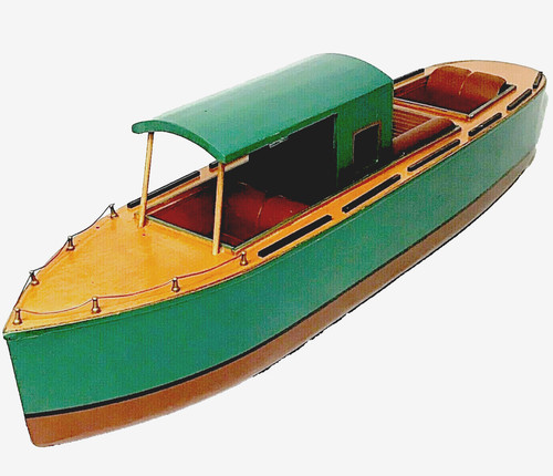 Wooden pond boat - pond, 24"
