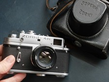 Zorki-4K 35mm Rangefinder Camera | Jupiter-8 50mm f/2 Lens | Made in USSR + case