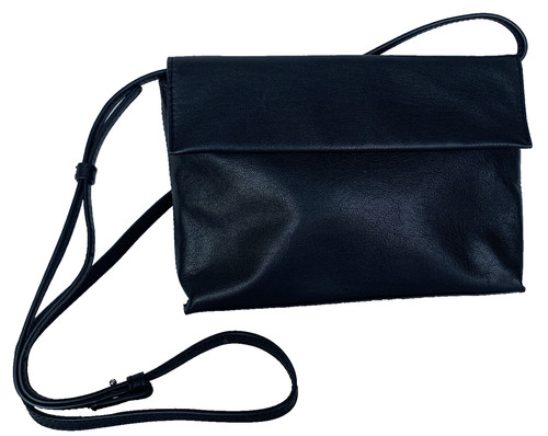Small black leather - black,