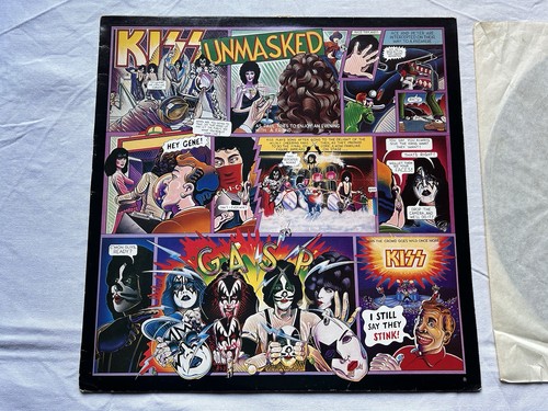 Kiss unmasked vinyl record - kiss,